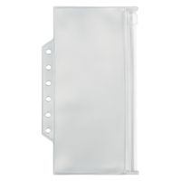 myfa（ミファ）ファスナーポケットリフィル ミニ 6穴 2枚入 1セット（10袋） LIHIT LAB.（リヒトラブ）