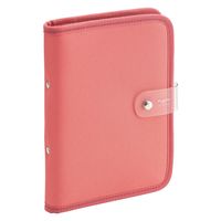 myfa（ミファ）コレクションバインダー コーラルレッド ミニ 6穴リング付 1セット（2冊） LIHIT LAB.（リヒトラブ）