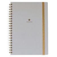 ラボクリップ ノート A5 7ミリ 横罫 カミーユ グレー CMNT02-GY 2冊