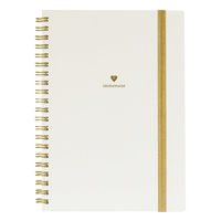 ラボクリップ ノート A5 7ミリ 横罫 カミーユ アイボリー CMNT01-IV 2冊