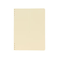 ロルバーン フレキシブル リフィル A5 4分割 クリーム ノート デルフォニックス（Rollbahn）