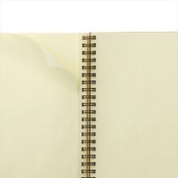 ロルバーン ポケット付メモ A5 5mm方眼 グレージュ リングノート デルフォニックス（Rollbahn）