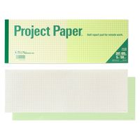 オキナ プロジェクト限定パッド A4ハーフ 50枚 ソフトカラー 5mm方眼罫 PH4059 3冊