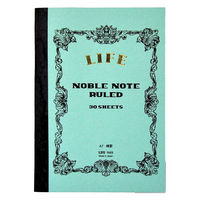 ライフ ノーブルノート A7 6ミリ横罫 30枚 2冊 N49