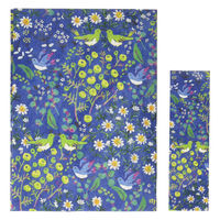 ブックカバー フリーサイズ バードフラワー 花柄 FFSBC-332 2冊 アーティミス