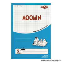 ムーミンセクション 5mm方眼罫（10mm実線入り）セミB5 MLS10-BL 2冊 日本ノート