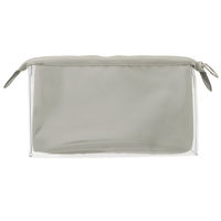 クリアポーチ mitte（ミッテ） マチタイプ ライトグレー S2312697 サンスター文具