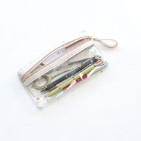 ラボクリップ ペンケース クリア フラットペンポーチ ブリエ ホワイト B22-BRCP01-WH 勝竜社