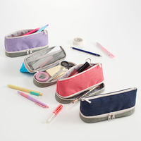 2レイヤーペンケース ネイビー 紺 FY366K レイメイ藤井