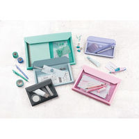 キングジム　かさばらないバッグインバッグ　フラッティ　Ａ４ヨコ　厚み２０ｍｍ　ラベンダー　５３６６ラヘ