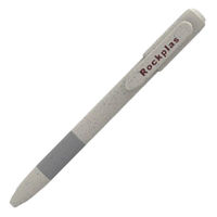 噴石で作ったペン 0.7mm グレー軸 RKPS-02PK 1本 第一精工舎