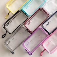 Kept クリアペンポーチ ライトブルー 水色 筆箱 KPF902H レイメイ藤井