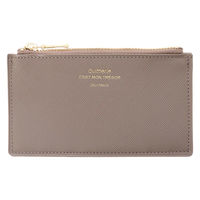 キトリ ジップカードケース グレージュ 小銭入れ デルフォニックス 3個