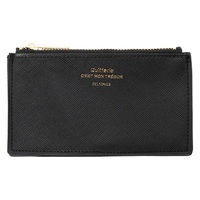 キトリ ジップカードケース ブラック 黒 小銭入れ デルフォニックス 3個