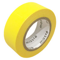 マークス 水性ペンで書ける マスキングテープ 15mm マステ 小巻 イエロー MSTFA04-YE 5個