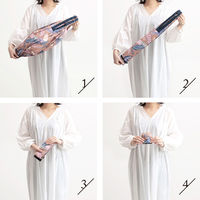 エコバッグ シュパット（Shupatto）コンパクトバッグ Drop M シーグラス タテ型 1個 マーナ