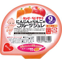 【9ヵ月頃から】キユーピーベビーデザート　にんじんとりんごのフルーツジュレ　1セット（6個）離乳食
