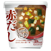 ひかり味噌 カップみそ汁 まろやかな旨みと香り 赤だし 1セット（6個）