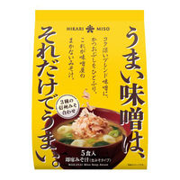 ひかり味噌 味噌屋のまかないみそ汁 3種の信州みそ合わせ 1セット（20食：5食入×4袋）