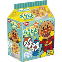 日清食品 アンパンマンおうどん やさしいおだし 3食パック［栄養機能食品］ 1セット（1袋(3食入)×9） インスタントラーメン 袋麺 スープ