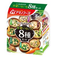 アサヒグループ食品 アマノフーズ いつものおみそ汁 野菜いろいろ8種セット 1セット（24食：8食入×3袋）