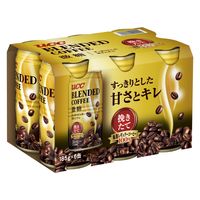 【アウトレット】UCC ブレンドコーヒー 微糖 185g 1セット（30本：6本パック×5）
