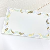 包む メッセージミニカード 羽根 TC044 1個