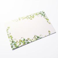 包む メッセージミニカード ジェントルグリーン TC0A2 1個