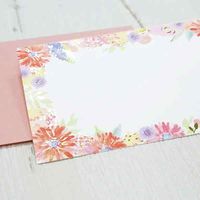 包む ポライトカード グリタリングフラワー 7-127-6 1個