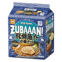 東洋水産 マルちゃんZUBAAAN！（ズバーン） 豚骨魚介中華そば 1セット（9食：3食入×3袋）