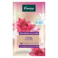 【リニューアル品】 入浴剤 クナイプ バスソルト ハッピーフォーミー ロータス＆ジャスミンの香り 分包 50g 1セット（3包） クナイプジャパン