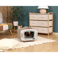 不二貿易 猫の爪とぎ テレビ 54223 1箱(2個入)（直送品）