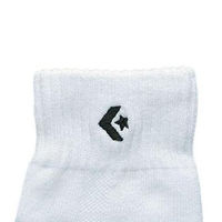 コンバース ニューアンクルソックス ホワイト/ブラック（1119） 23-25cm CB16006 1足