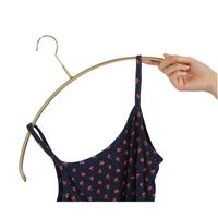 MAWA（マワ）ラウンドハンガー クローゼット用 10本組 ゴールド ドイツ製 清水産業