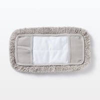 無印良品 マイクロファイバー フローリングワイパー用モップ 乾拭き 約幅32×奥行17×厚さ2.5cm 良品計画