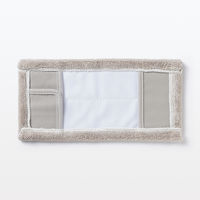 無印良品 マイクロファイバー フローリングワイパー用モップ 水拭き 約幅31×奥行14×厚さ1.5cm 良品計画