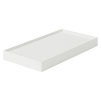 無印良品 再生ポリプロピレン入りファイルボックススタンダード用キャスターもつけられるフタ 幅15cm用 ホワイトグレー 6個