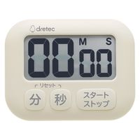 ドリテック　抗菌タイマー　ポポラ アイボリー　T-620IV　キッチンタイマー　デジタル 1セット(3個)