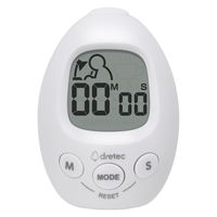 ドリテック　勉強タイマー　ホワイト　T-601WT　学習 1セット(3個)