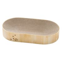 バリバリボウル オーバル XL ライトブラウン 1個 猫壱 爪とぎ