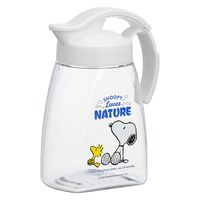 岩崎工業 タテヨコ・スライドピッチャー1.3 (スヌーピー)1300mlホワイト K-1261 NN 1セット(3個)