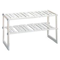 伸晃 キッチンシンク下フリーラック伸縮タイプ VR-EX 1セット（3個）