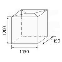 グリーンクロス 透明パレットカバー 1式(50枚入)（直送品）
