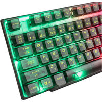 磁気研究所 USB有線 スケルトン LEDキーボード HDGMKB106WBK 1個