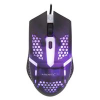 磁気研究所 USB有線 スケルトン LEDマウス HDGMGCM1062BK 1個