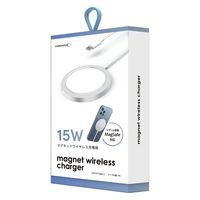 磁気研究所 15Wワイヤレスチャージャー ホワイト HD-WCP15WH 1個
