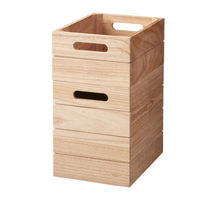 パール金属 積み重ね桐ボックス 深型ハーフ 幅190×奥行260×高さ240mm N-7110 1個