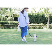 RM 犬用 長さ調整リード ネイビー アイリスオーヤマ