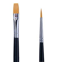 あかしや アートセーブル Bセット (丸筆0号・平筆8号) GA/2VB 1セット（2本入）