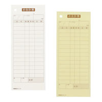 シモジマ お会計票 (100枚/冊) ME-10T 007570315 1パック(5冊)